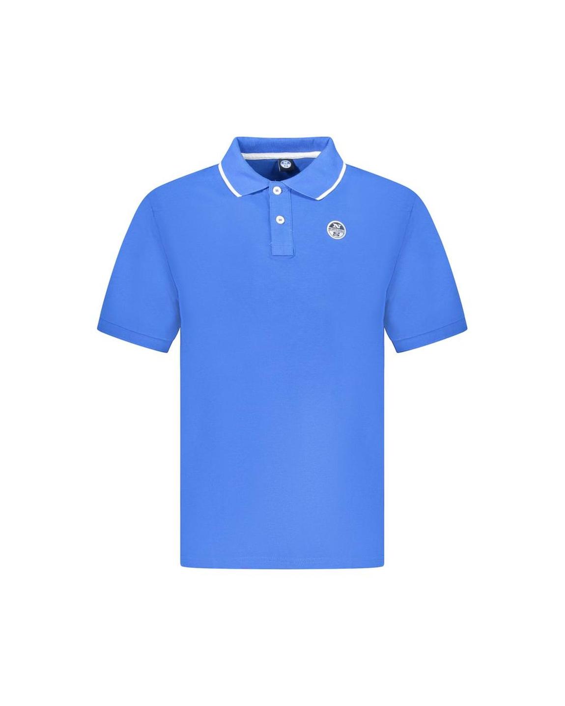 Classic Fit Polo Shirt Short Sleeves - Blue main product photo