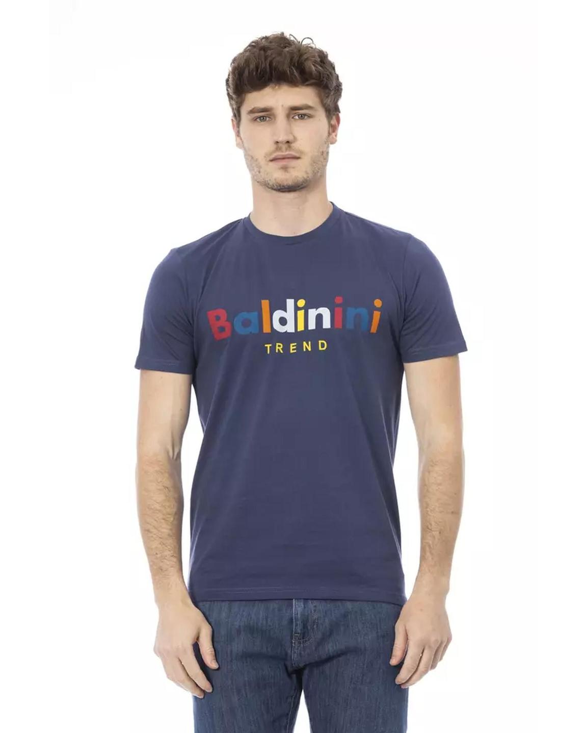 Logo Tee Short Sleeve Crew Neck - Blue T-Shirts main product photo