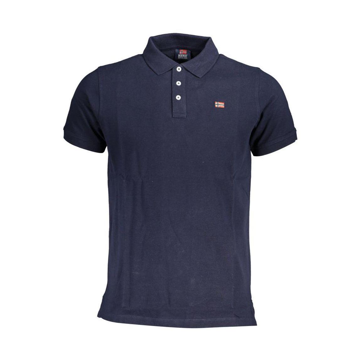 Short Sleeve Polo Shirt - Blue main product photo