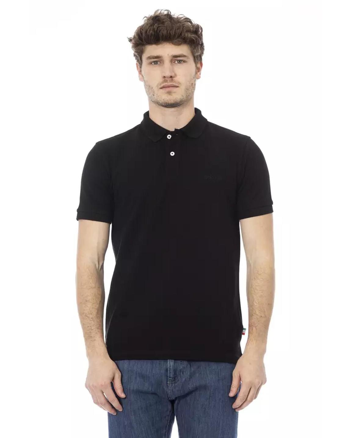 Classic Fit Polo Shirt Short Sleeve - Black main product photo