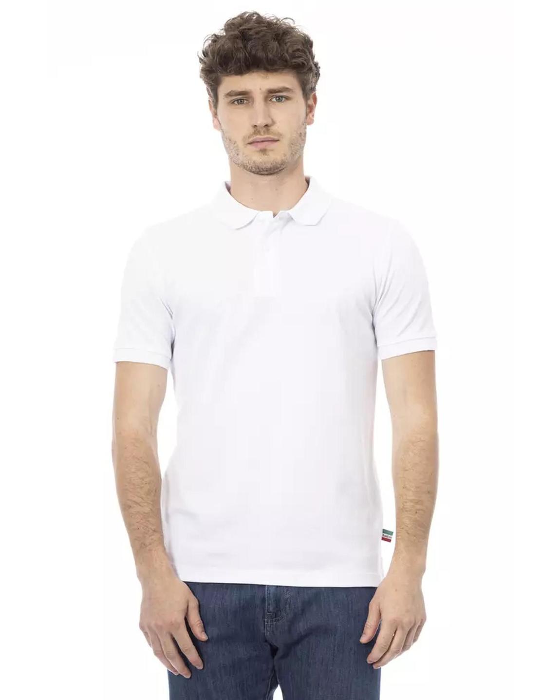 Classic Fit Polo Shirt Short Sleeves - White main product photo