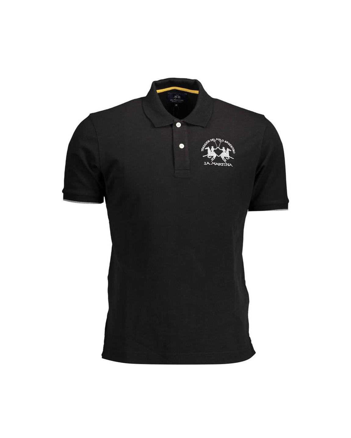 Polo Shirt Classic Fit LA26400 - Black Polos main product photo