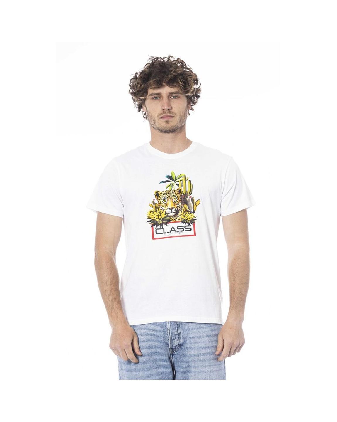 Jaguar Graphic Tee Short Sleeve Crew Neck - White T-Shirts main product photo