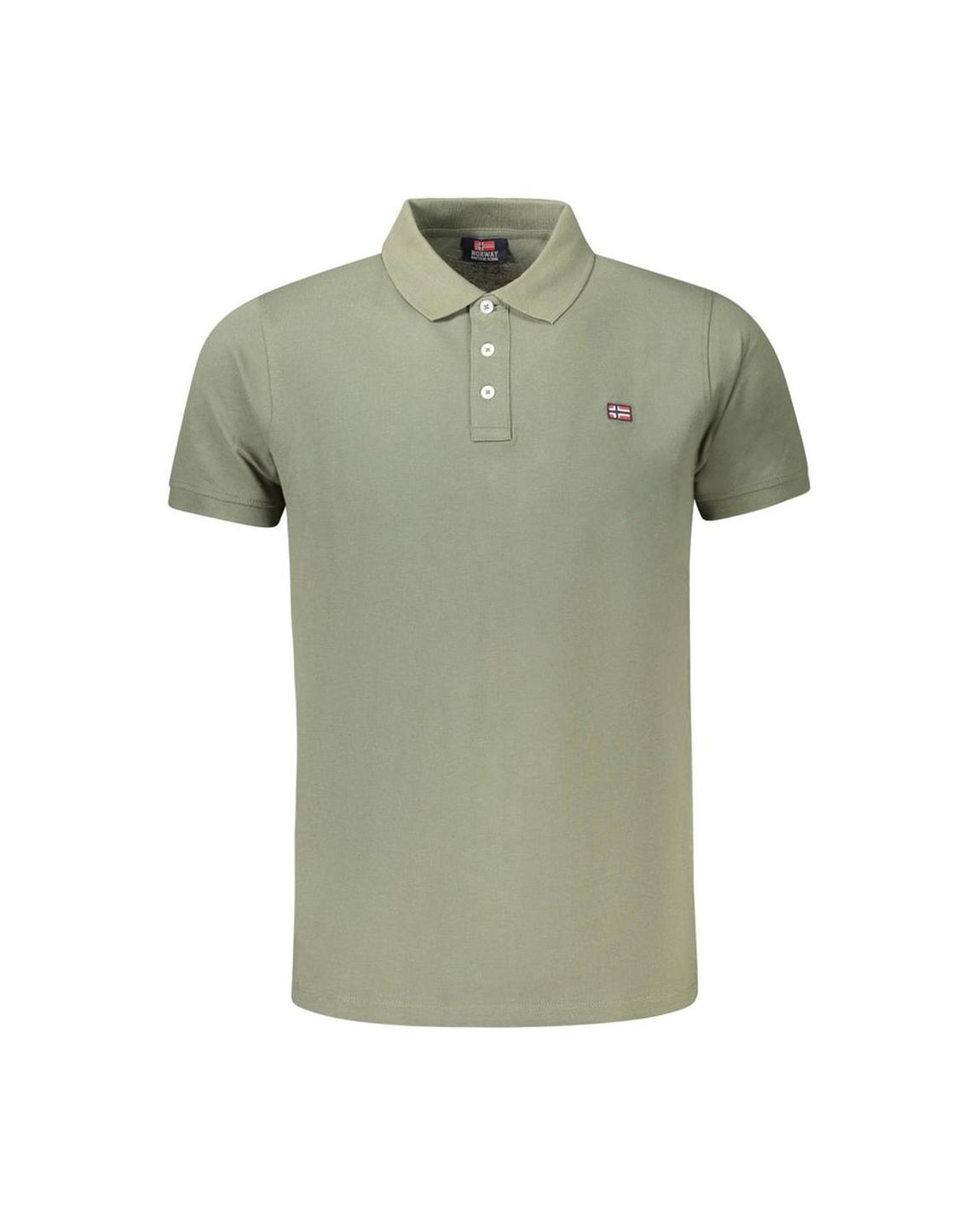 Short Sleeve Polo Shirt Classic Fit - Green main product photo