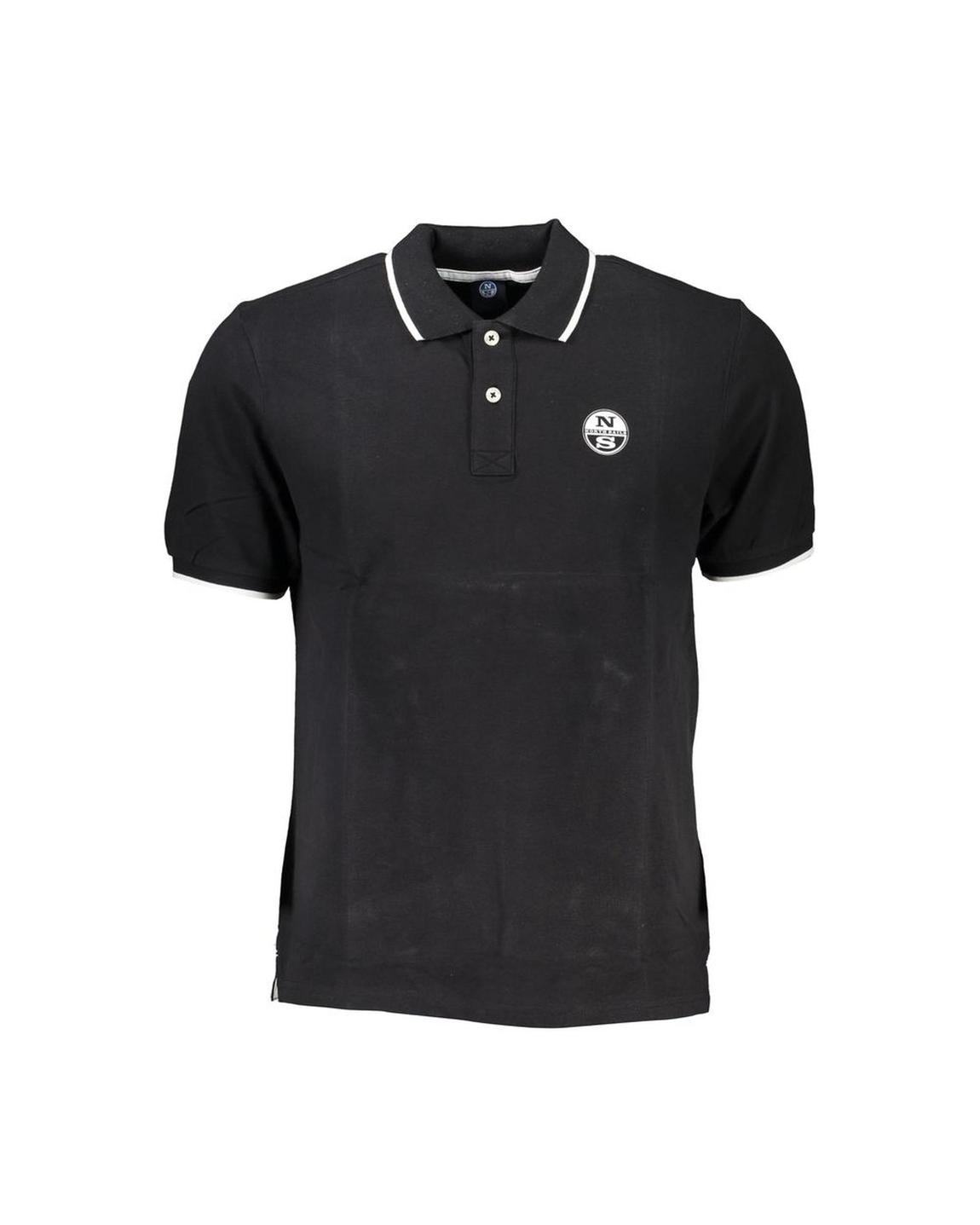 Classic Fit Polo Shirt Short Sleeves - Black main product photo