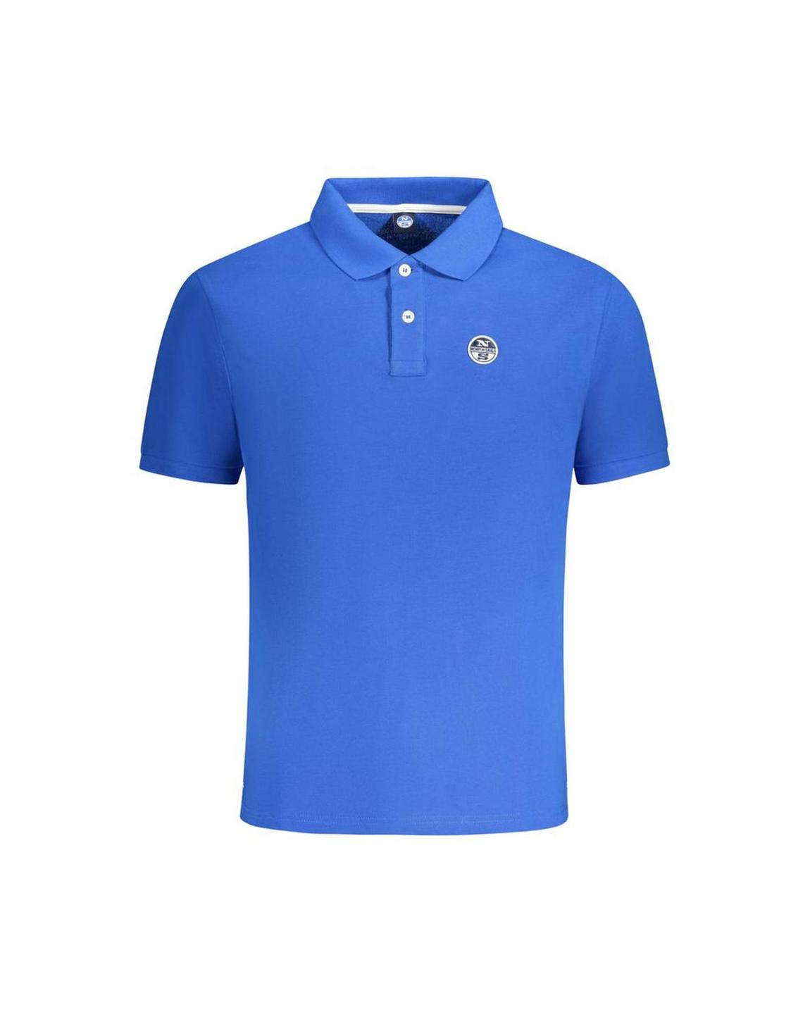 Classic Fit Polo Shirt Short Sleeve - Blue main product photo