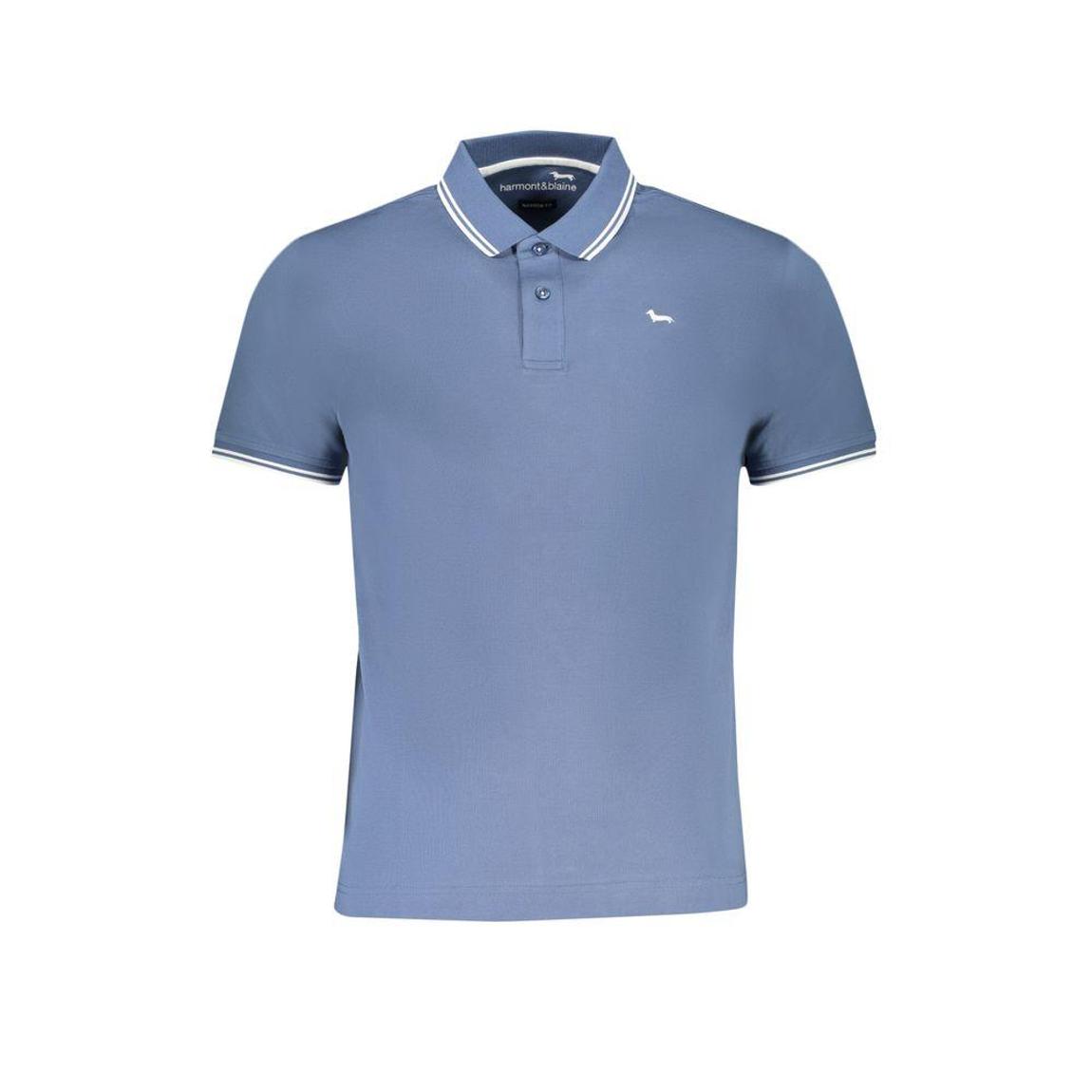 Classic Fit Polo Shirt Short Sleeves - Blue main product photo