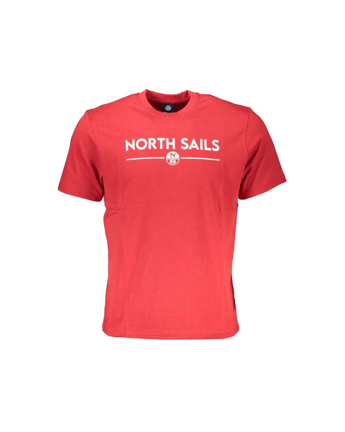 Crew Neck Graphic Tee - Red T-Shirts main product photo