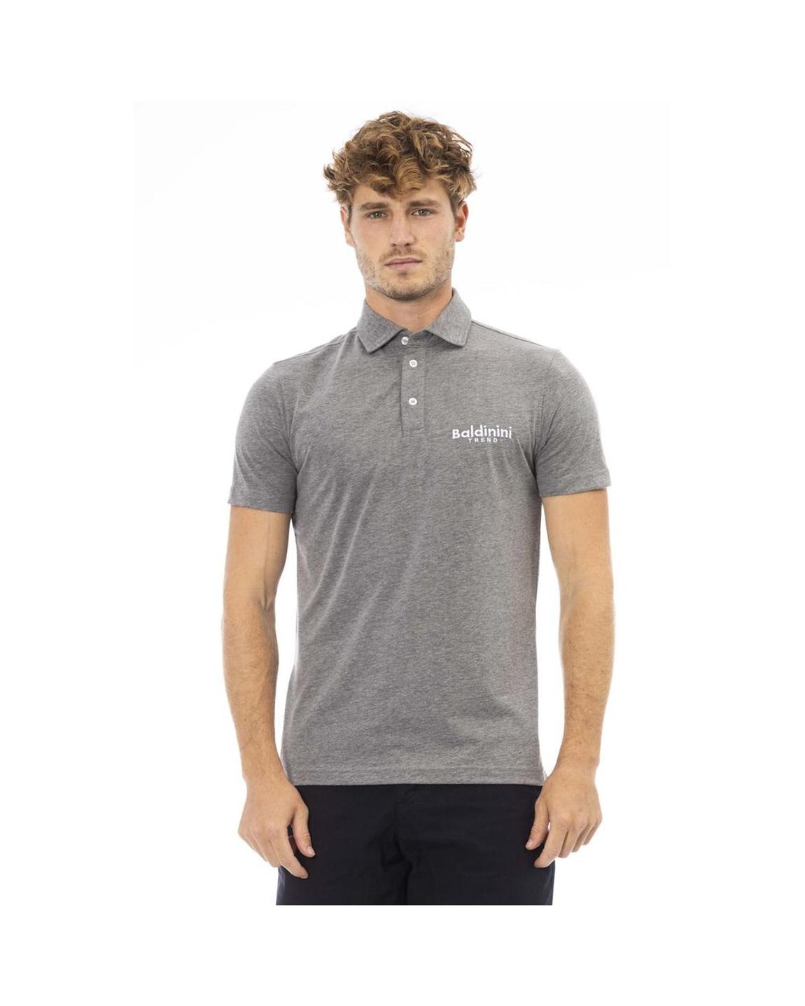 Short Sleeve Polo Shirt - Gray main product photo