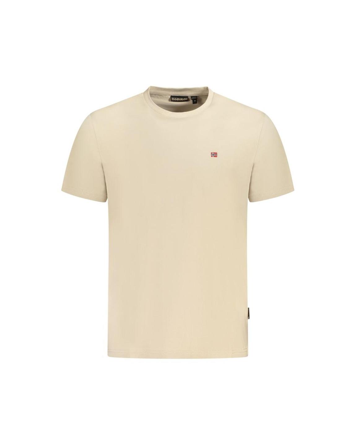 Short Sleeve Crew Neck TShirt - Beige T-Shirts main product photo