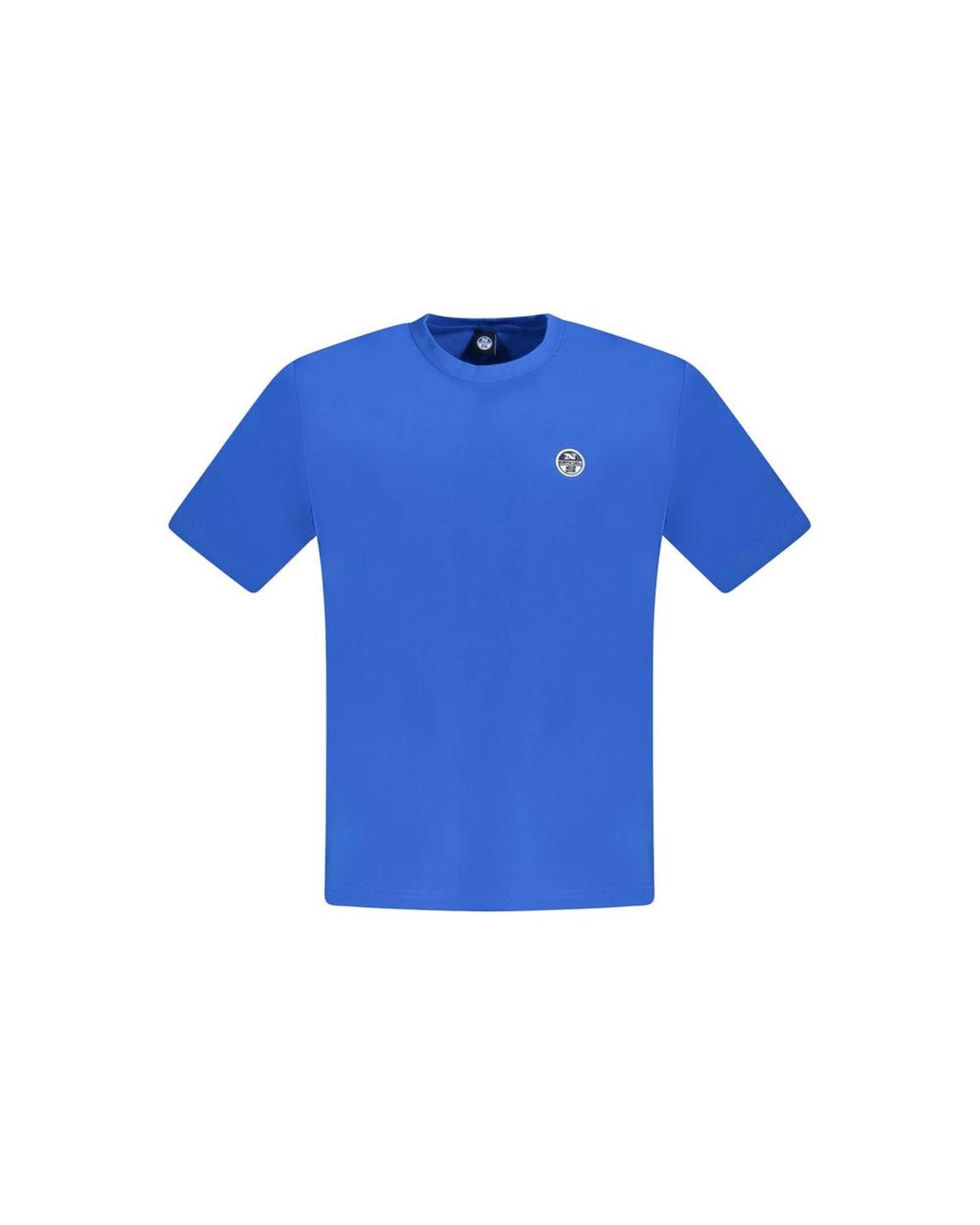 Crew Neck Tee Short Sleeve Style - Blue T-Shirts main product photo