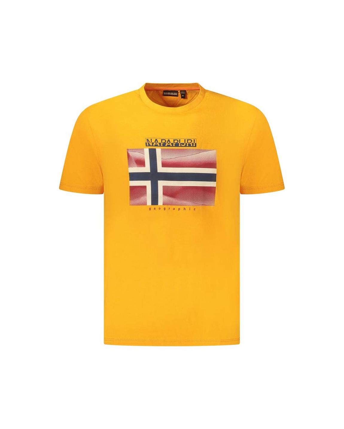 Norway Flag Graphic Tee - Orange T-Shirts main product photo