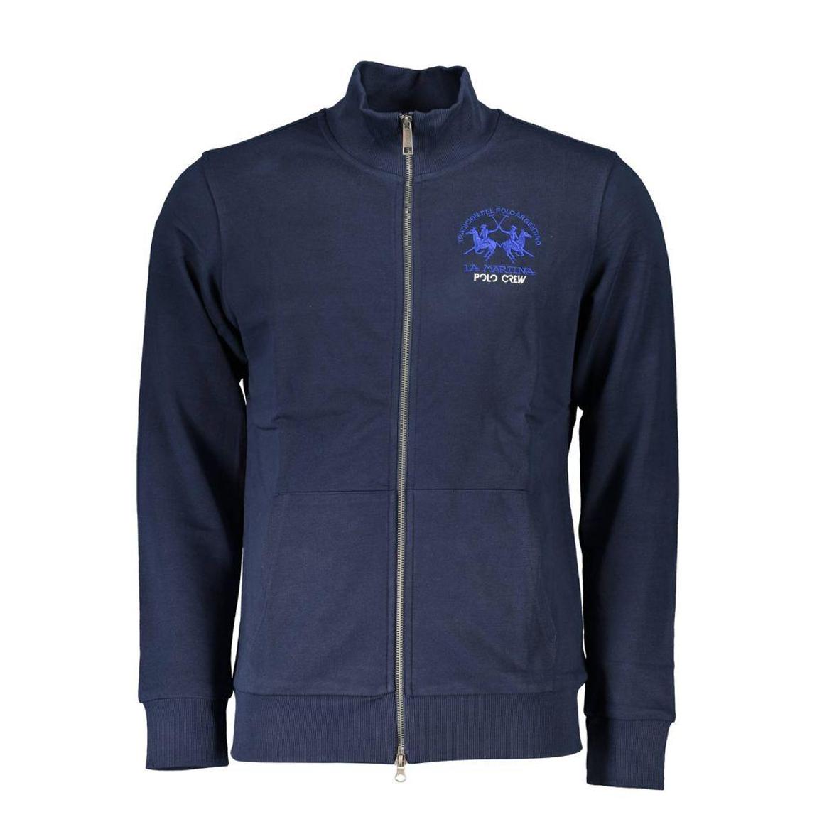 Polo Crew ZipUp Sweatshirt - Blue Sweaters main product photo