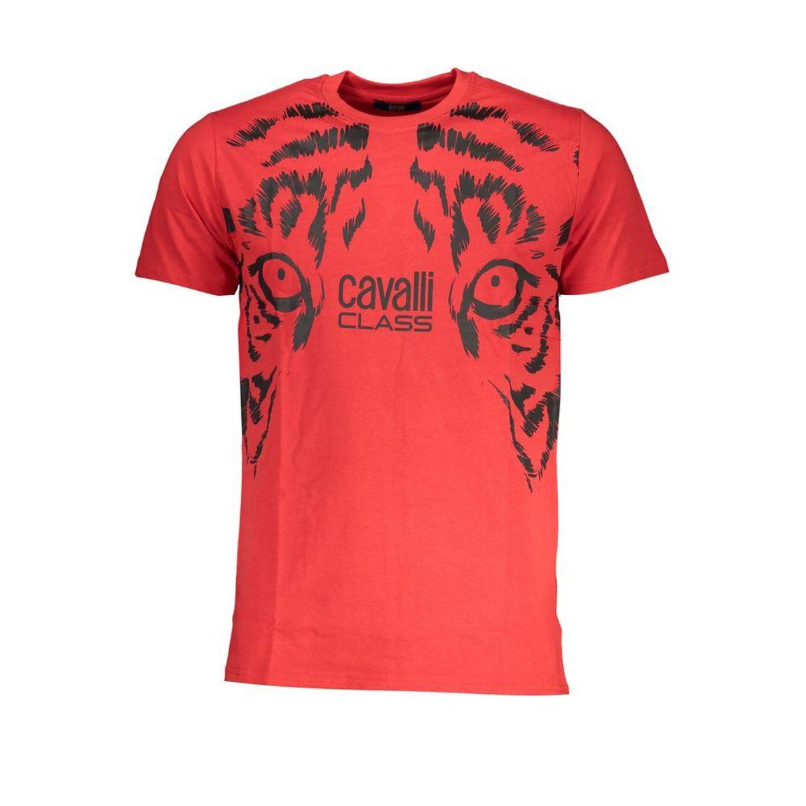 Tiger Graphic Tee Short Sleeve Crew Neck - Red T-Shirts main product photo