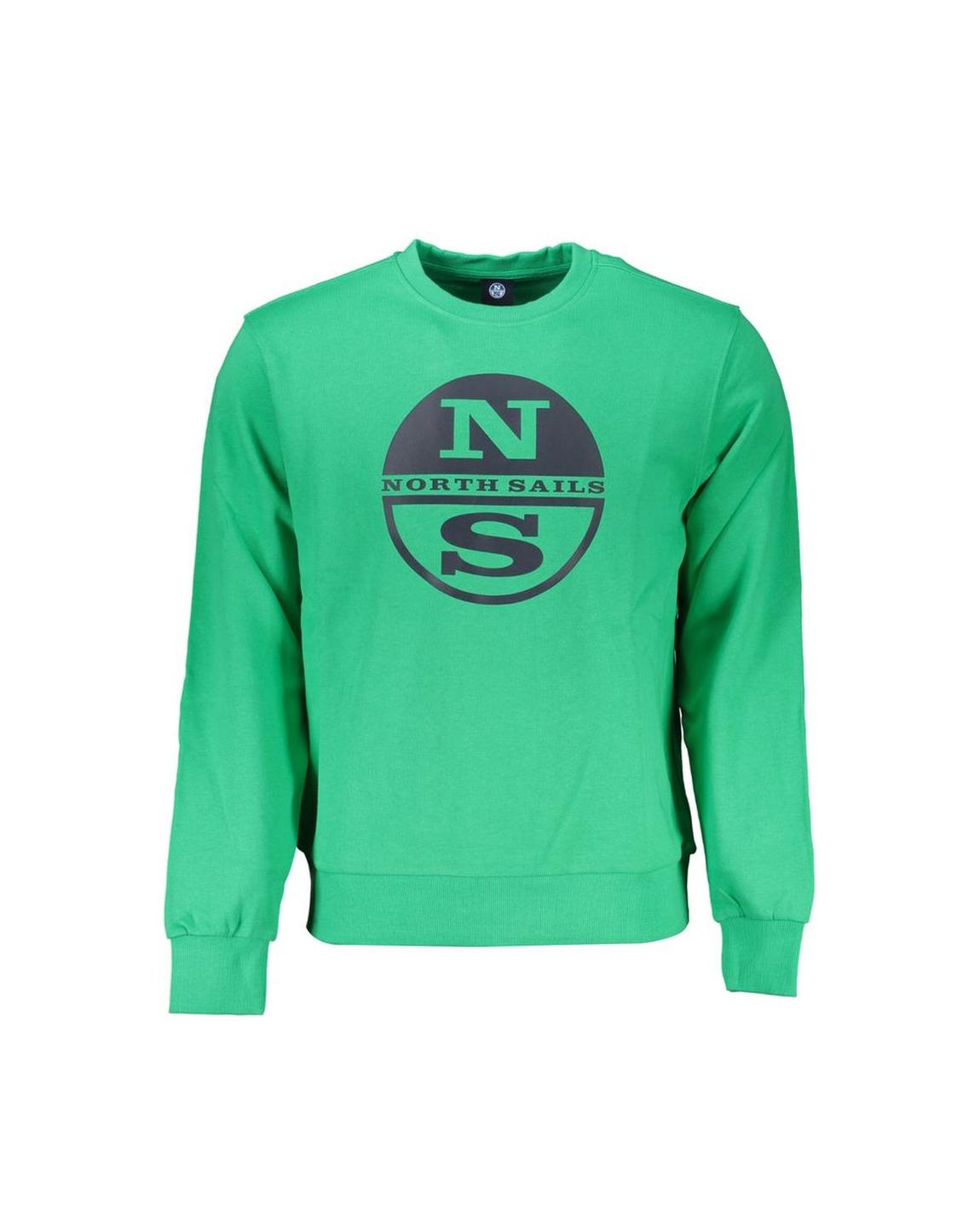 Crew Neck Sweatshirt NS12345 - Green Sweaters main product photo
