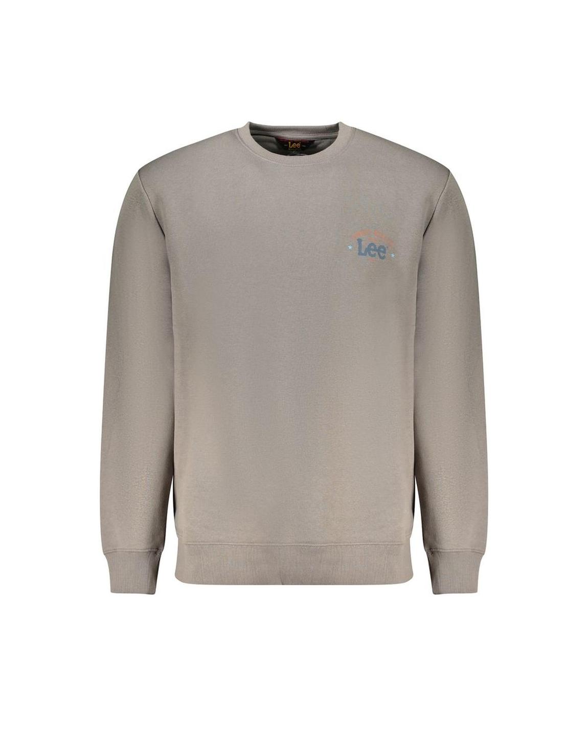 Relaxed Crewneck Sweatshirt Model LE32014 - Gray Sweaters main product photo