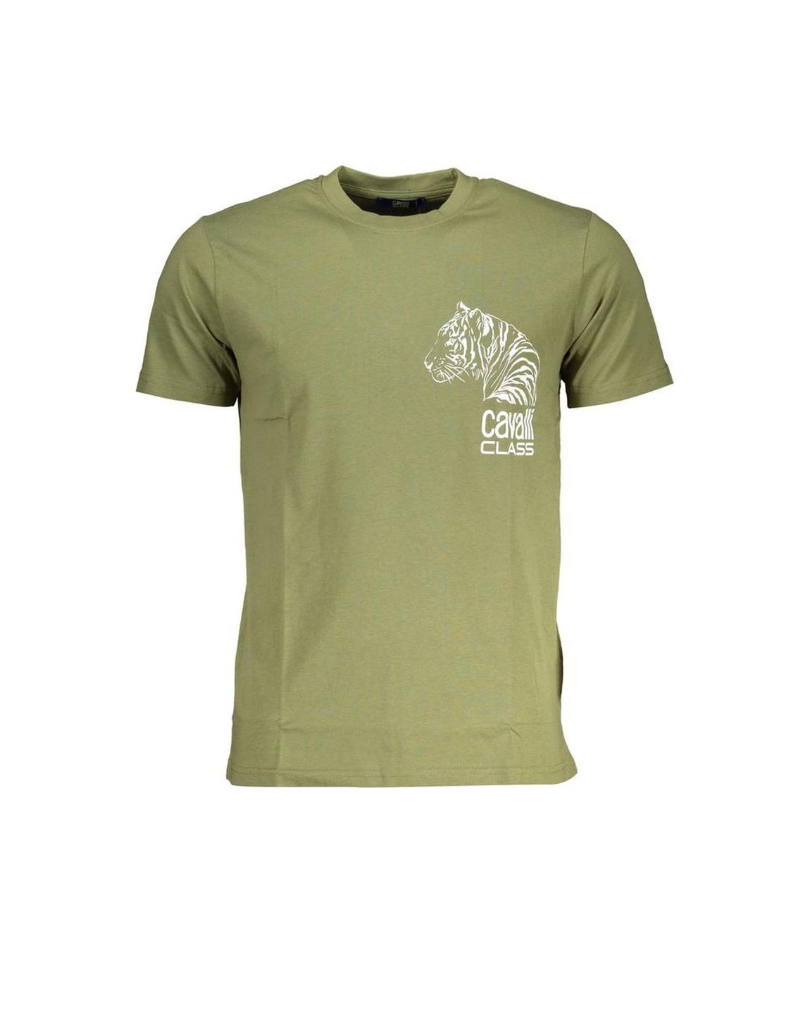 Tiger Head Tee Short Sleeve Crew Neck - Green T-Shirts main product photo