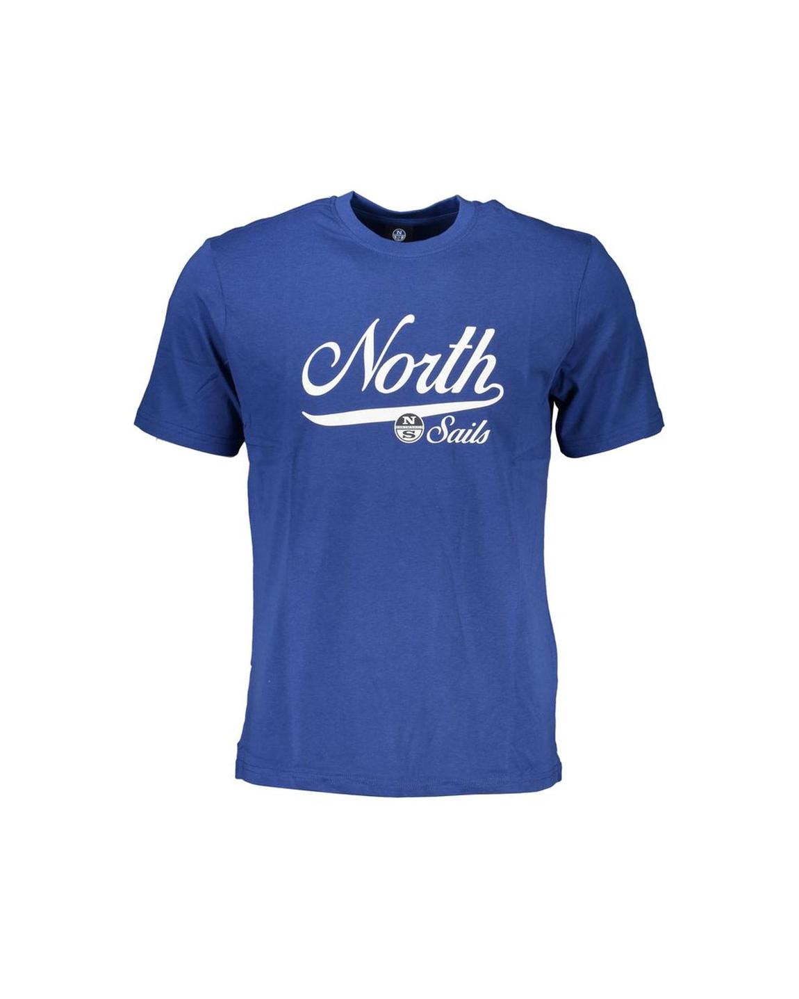 North Sails Script Logo Tee - Blue T-Shirts main product photo