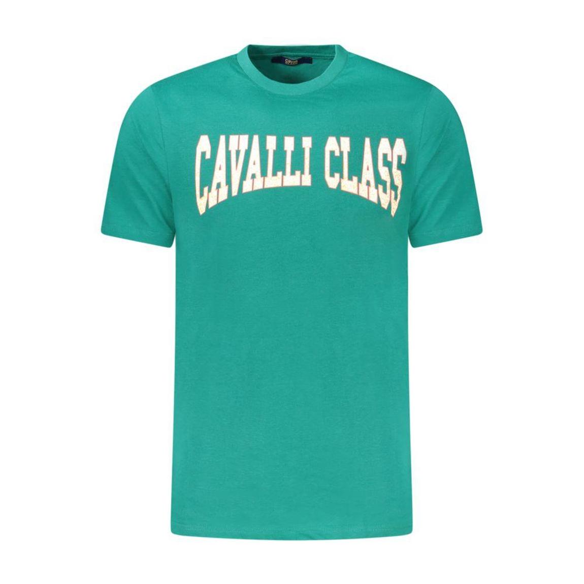 Cavalli Class Tee Short Sleeve- Green T-Shirts main product photo