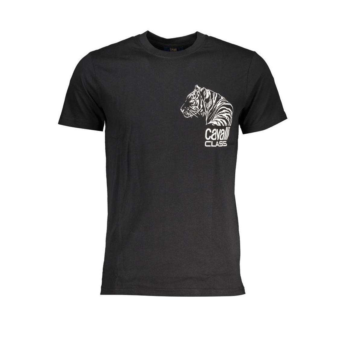 Tiger Head TShirt Short Sleeve Crew Neck - Black T-Shirts main product photo