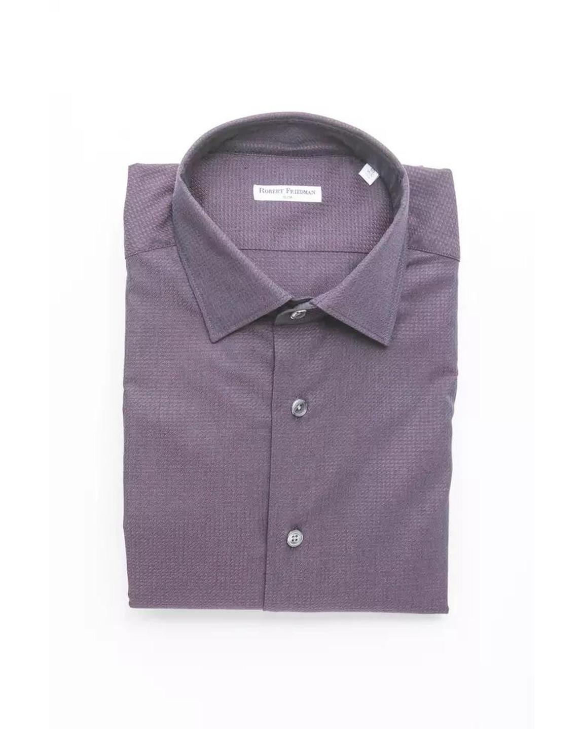 Robert Friedman Dress Shirt Classic Fit - Burgundy main product photo