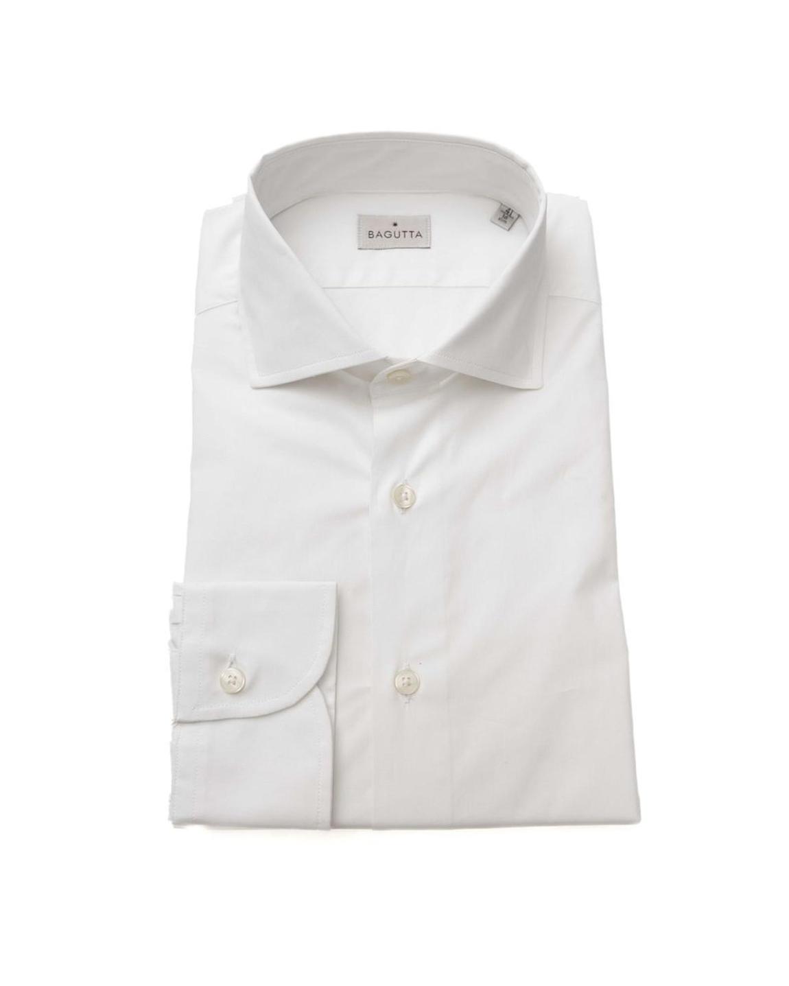 Dress Shirt Poplin Long Sleeves - White main product photo