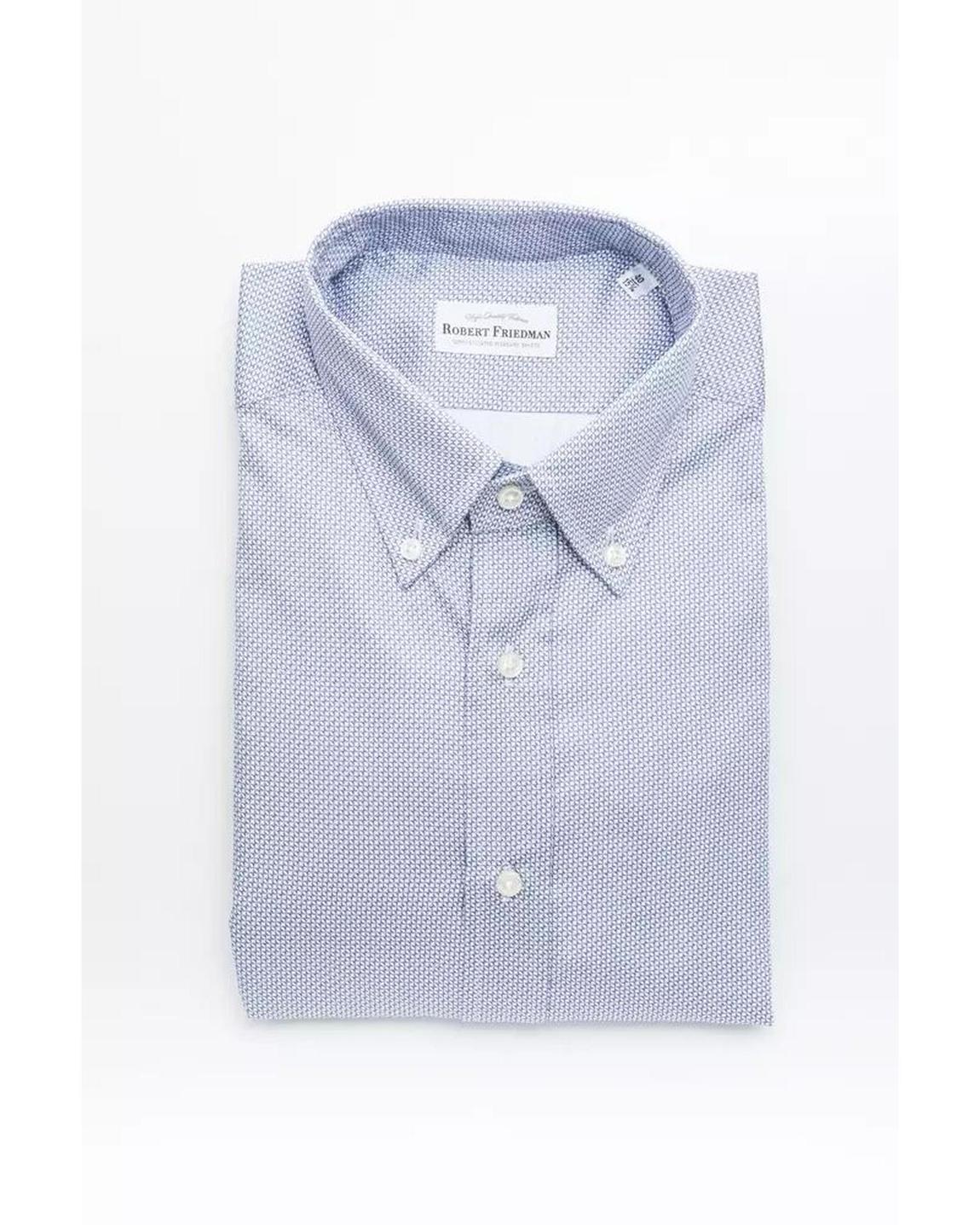 Dress Shirt MiniGrid Long Sleeve - Light Blue main product photo
