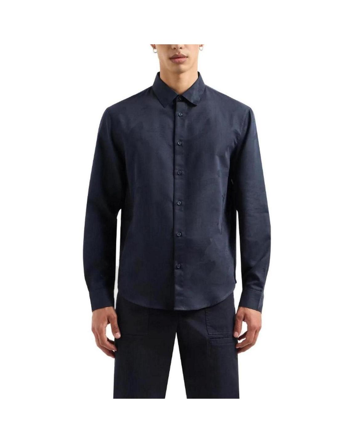 Regular Fit Long Sleeve Shirt - Blue main product photo