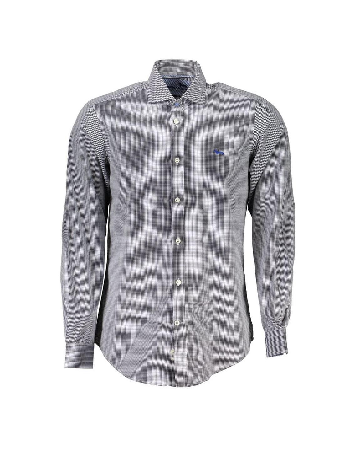 Gingham Dress Shirt Long Sleeve - Blue main product photo