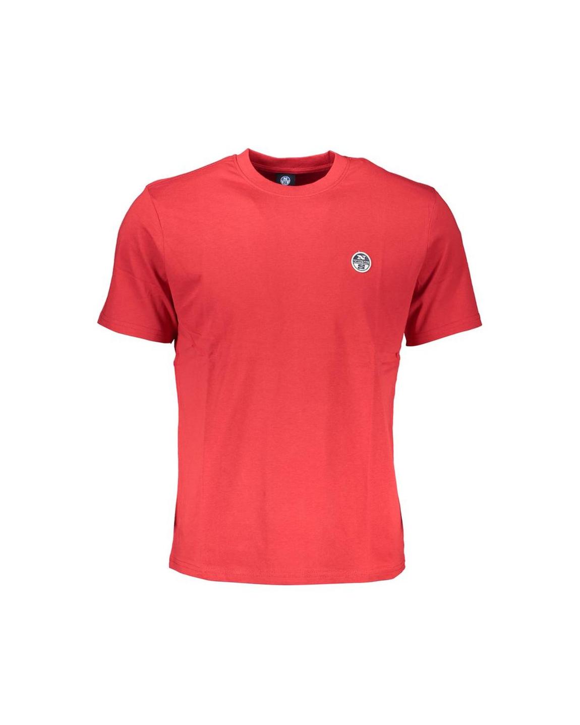 Short Sleeve Crew Neck Tee - Red T-Shirts main product photo