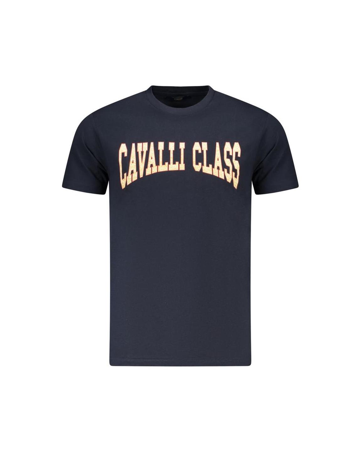 Cavalli Class Arch Logo Tee - Blue T-Shirts main product photo