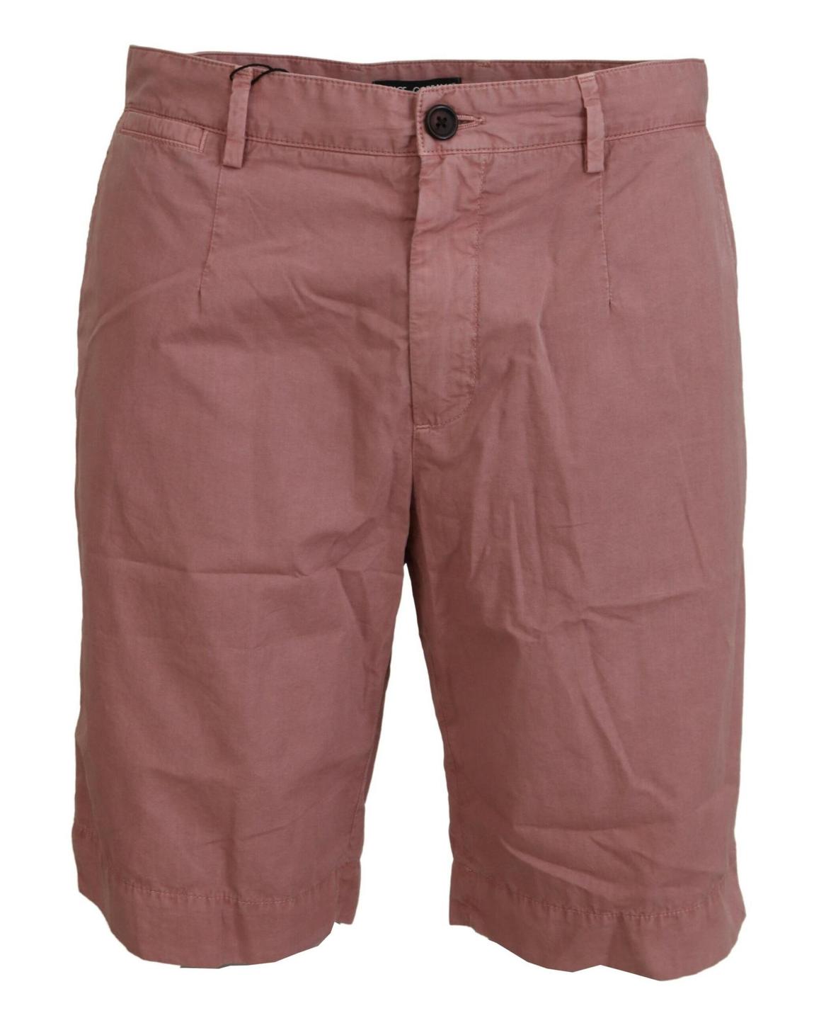 Cotton Shorts Solid Style - Pink main product photo