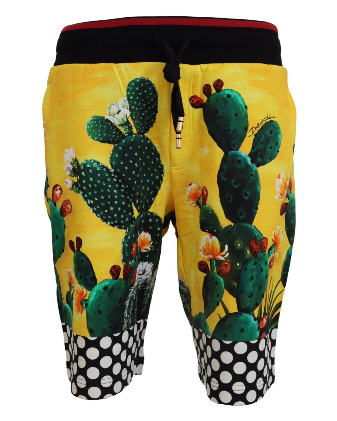 Cactus Print Shorts Model PAN74569 - Multicolor main product photo