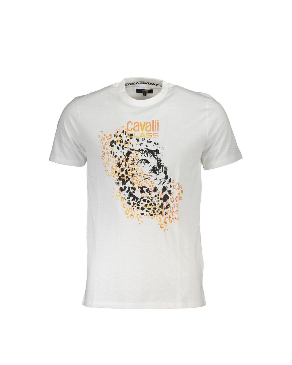 Casual Leopard Print TShirt - White T-Shirts main product photo