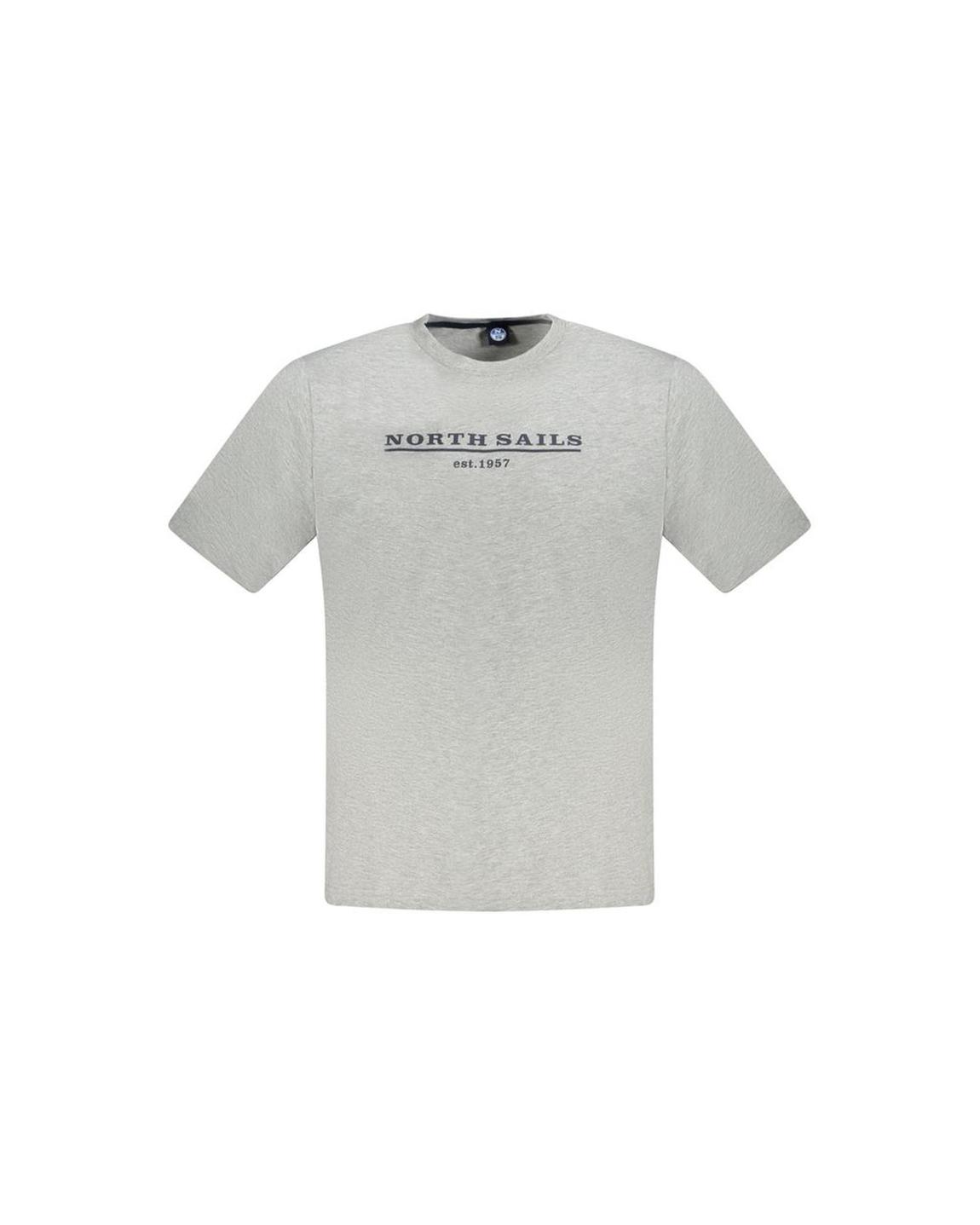 Crew Neck Short Sleeve TShirt - Gray T-Shirts main product photo