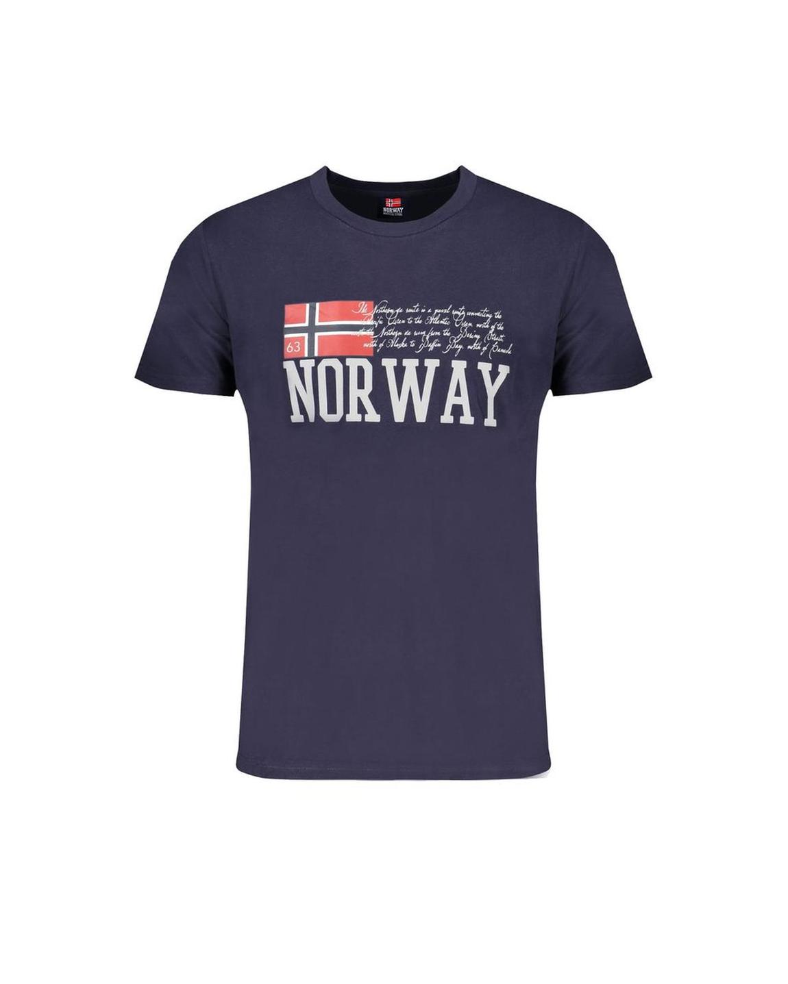 Norway Graphic Tee Model 63 - Blue T-Shirts main product photo