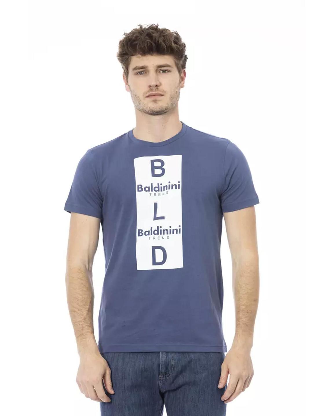 BLD Graphic Tee Short Sleeve Crew Neck - Blue T-Shirts main product photo