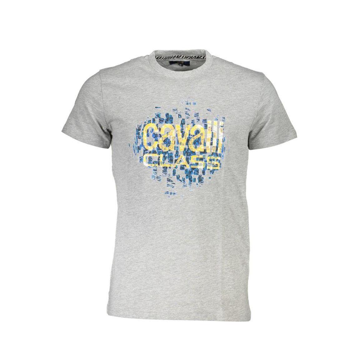Cavalli Class TShirt Logo Print- Brown T-Shirts main product photo
