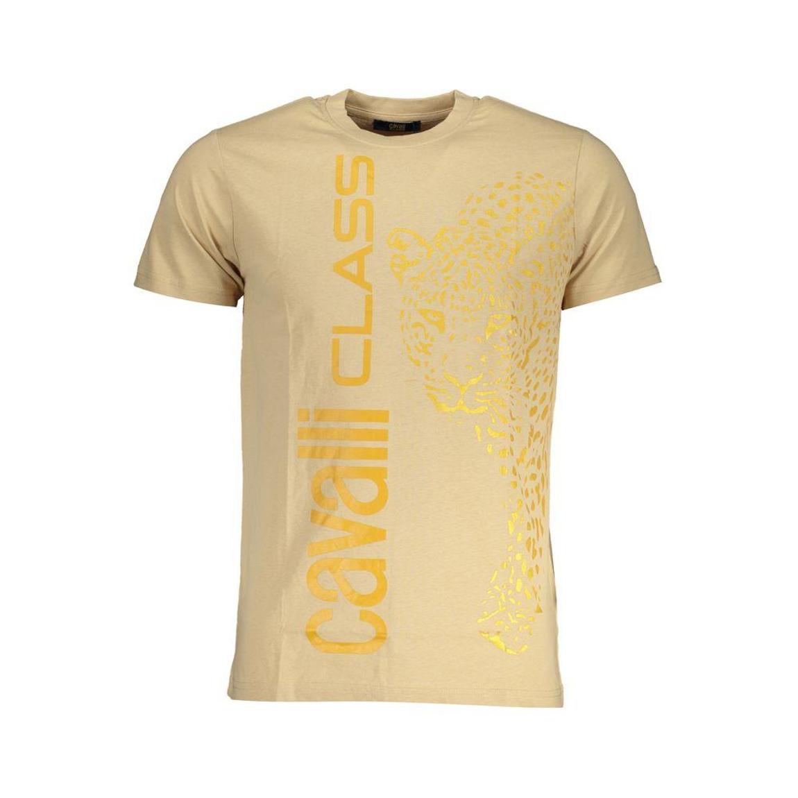 Leopard Print TShirt Short Sleeves - Beige T-Shirts main product photo