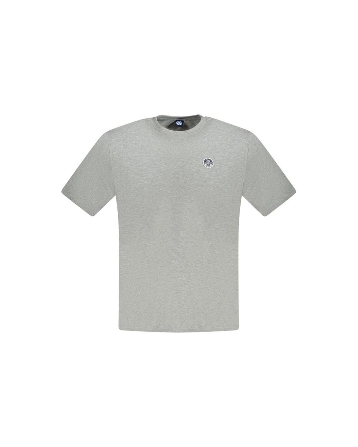 Crew Neck TShirt Short Sleeves - Gray T-Shirts main product photo