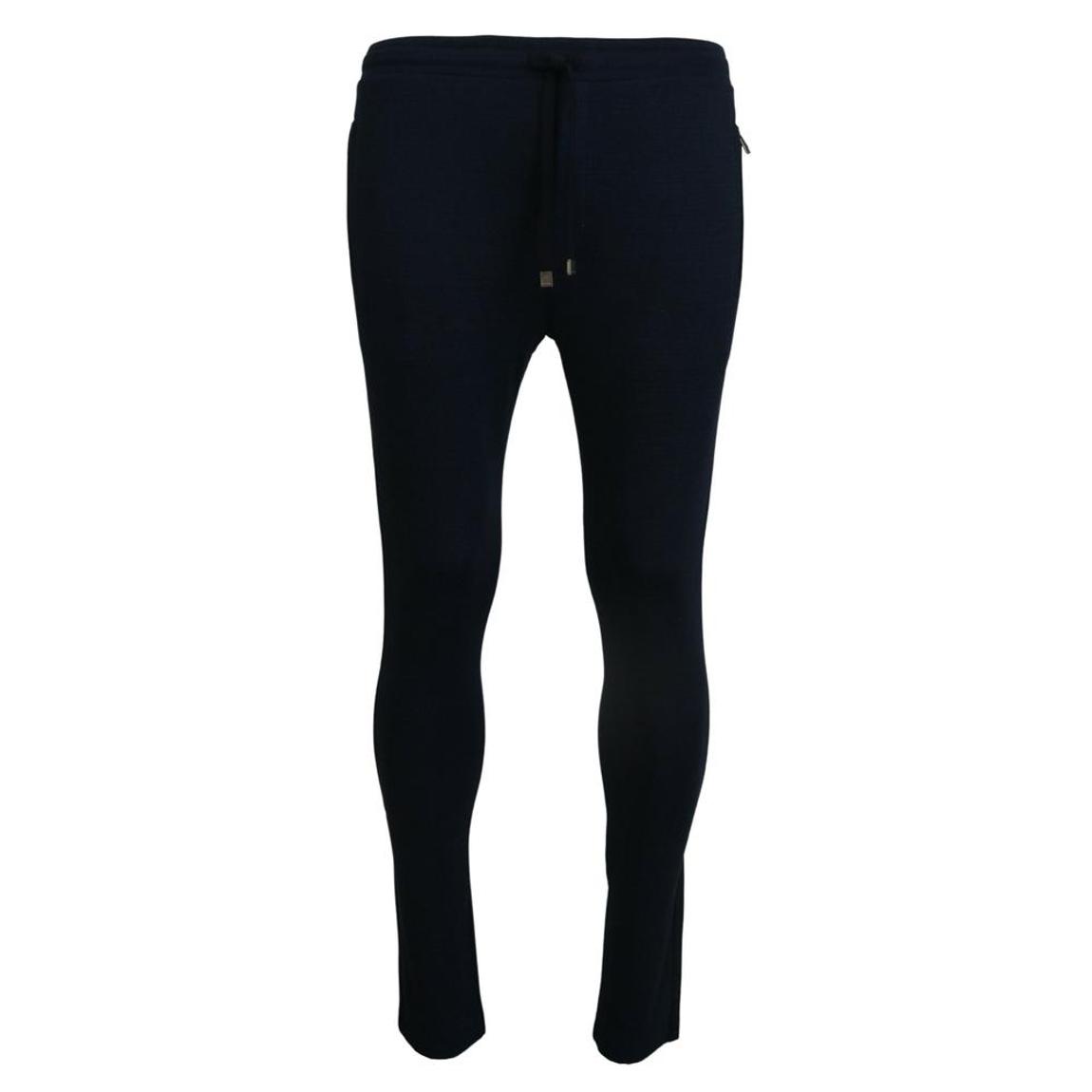 Joggers Casual Pants Cuffed Hem - Blue Jeans main product photo