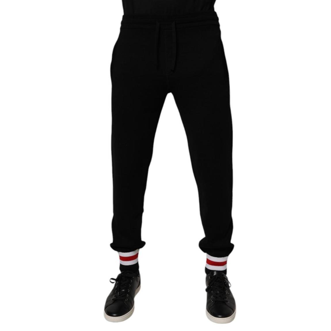 Wool Trousers Casual Style - Black Jeans main product photo