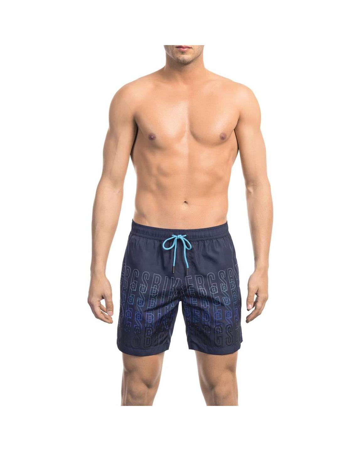 Bikkembergs Swim Trunks - Blue Swimwear main product photo