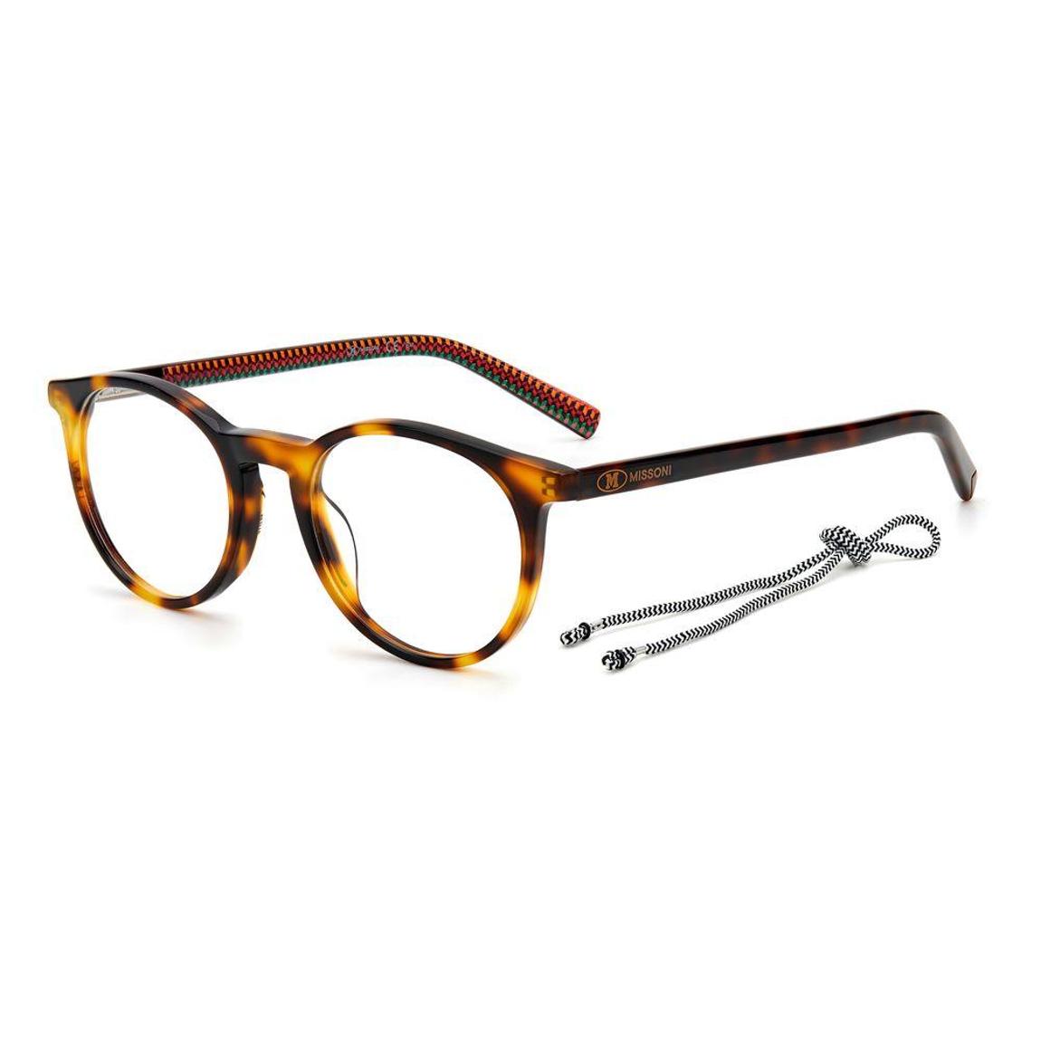 MM0007086 Tortoise Round Eyeglasses Wo - Brown Frames main product photo