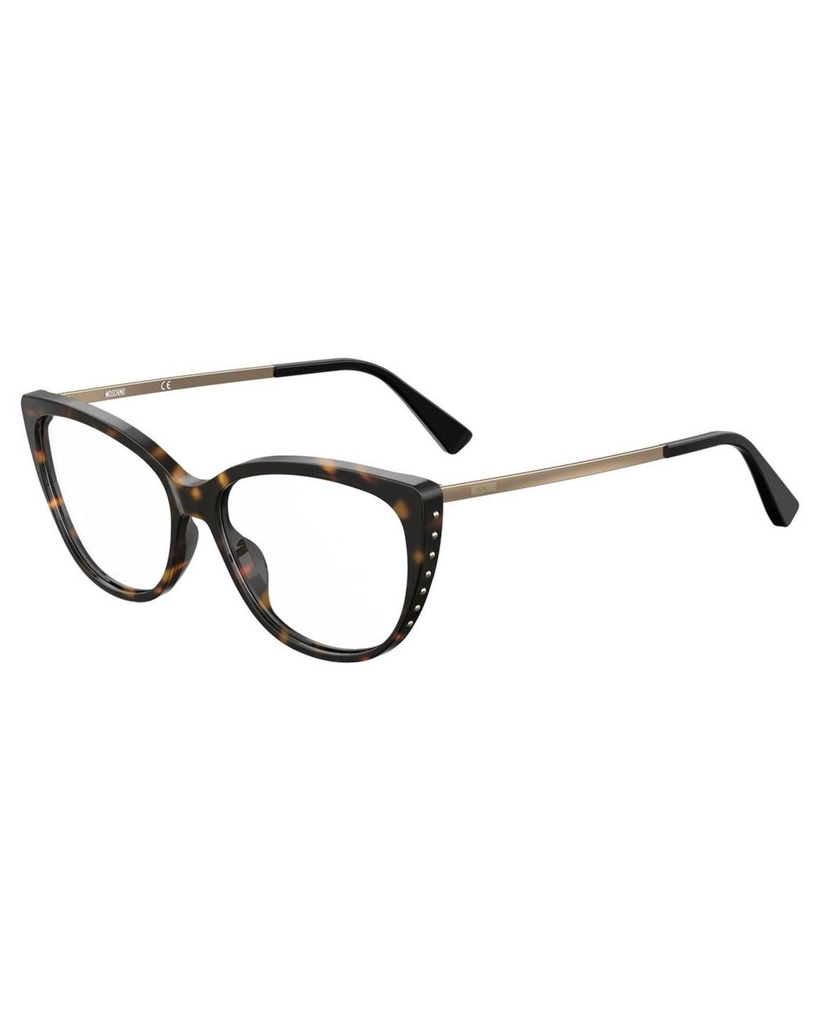 Cat Eye Studded Glasses MOS571086 Wo - Bicolor Frames main product photo