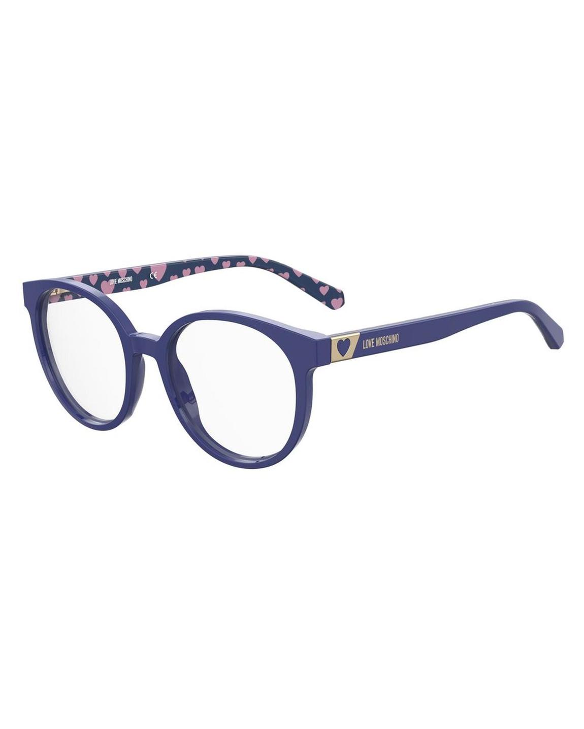 Round Blue Frames MOL584 Wo main product photo