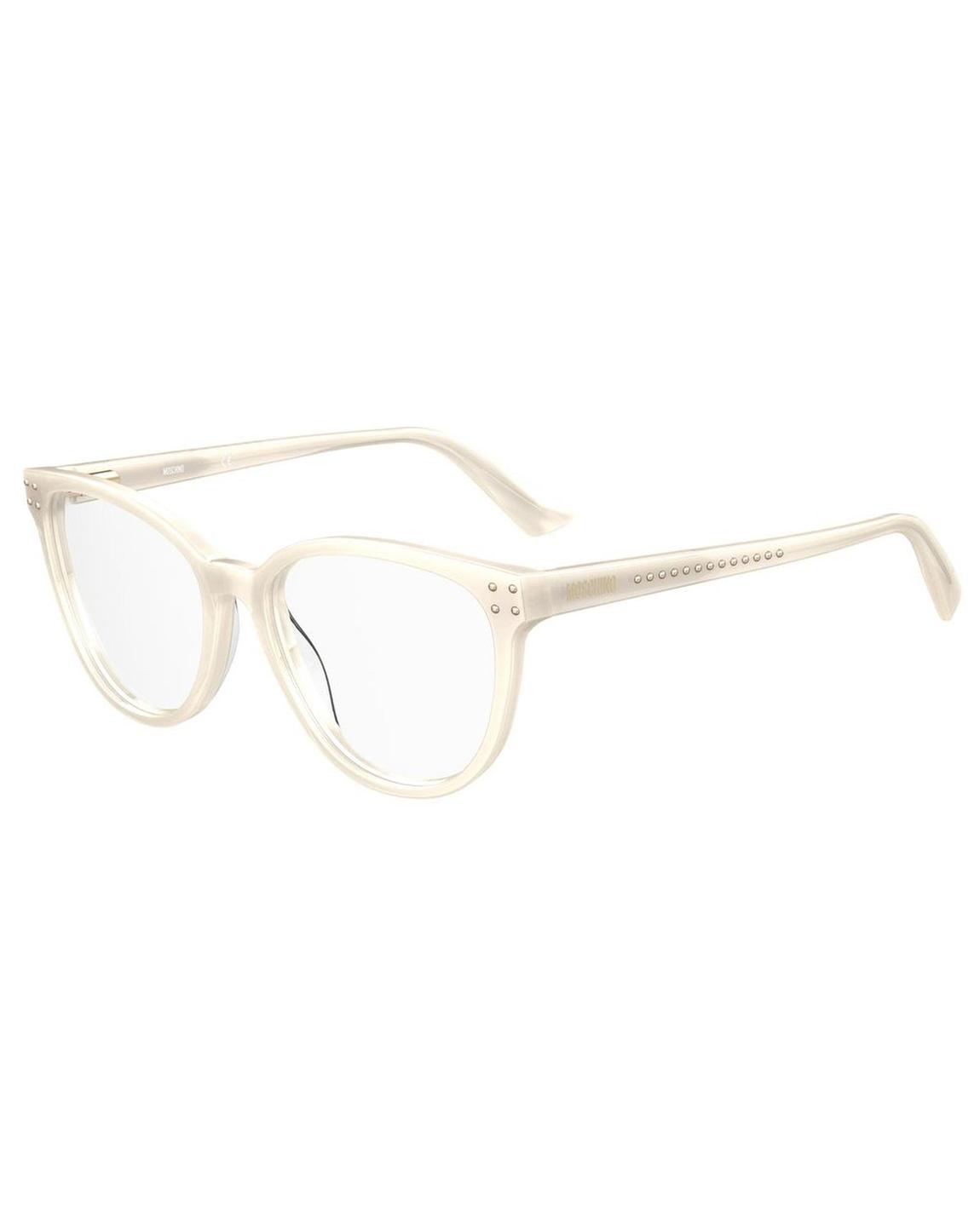 Moschino Eyeglasses Studded Cat Eye - Cream Frames main product photo