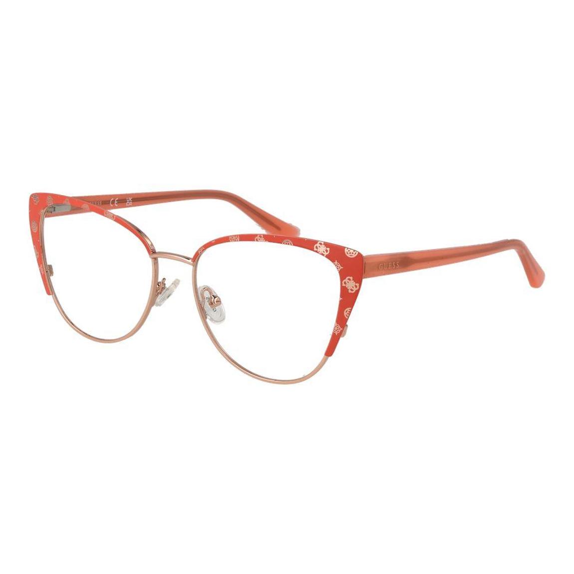 Patterned Frame CatEye Eyeglasses Wo - Pink main product photo