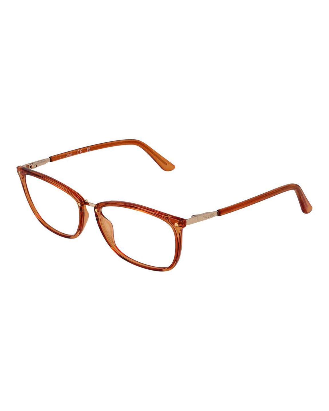 GU2784 Amber Rectangle Eyeglasses Wo - Orange Frames main product photo