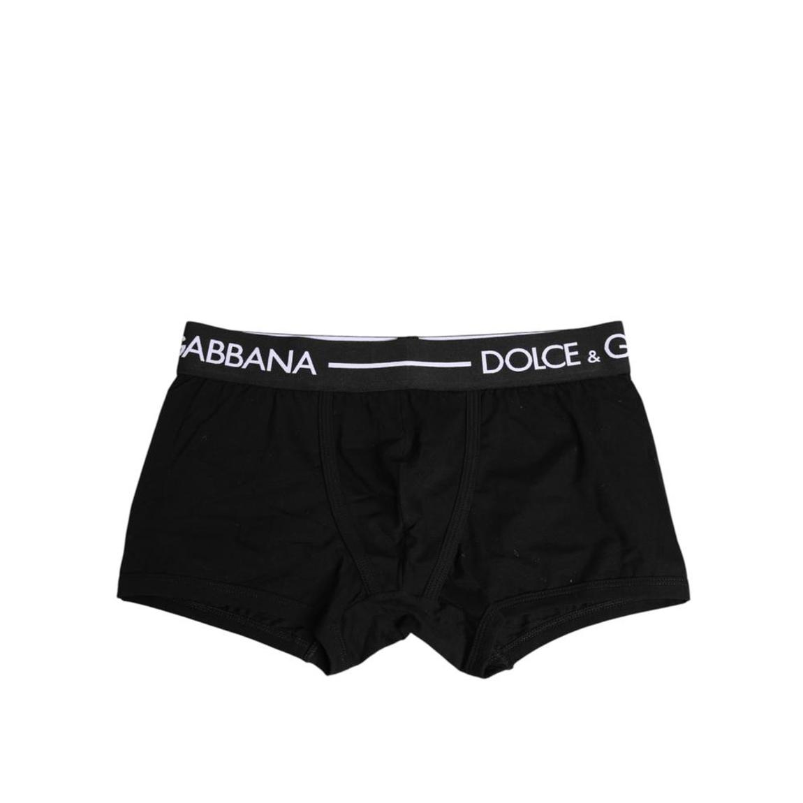 Cotton Stretch Boxer Underwear with Elastic Waistband and Logo Details main product photo